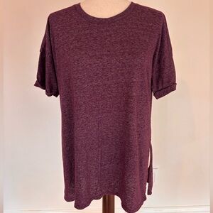 Victorias Secret Oversized Medium Heathers Purple Tee